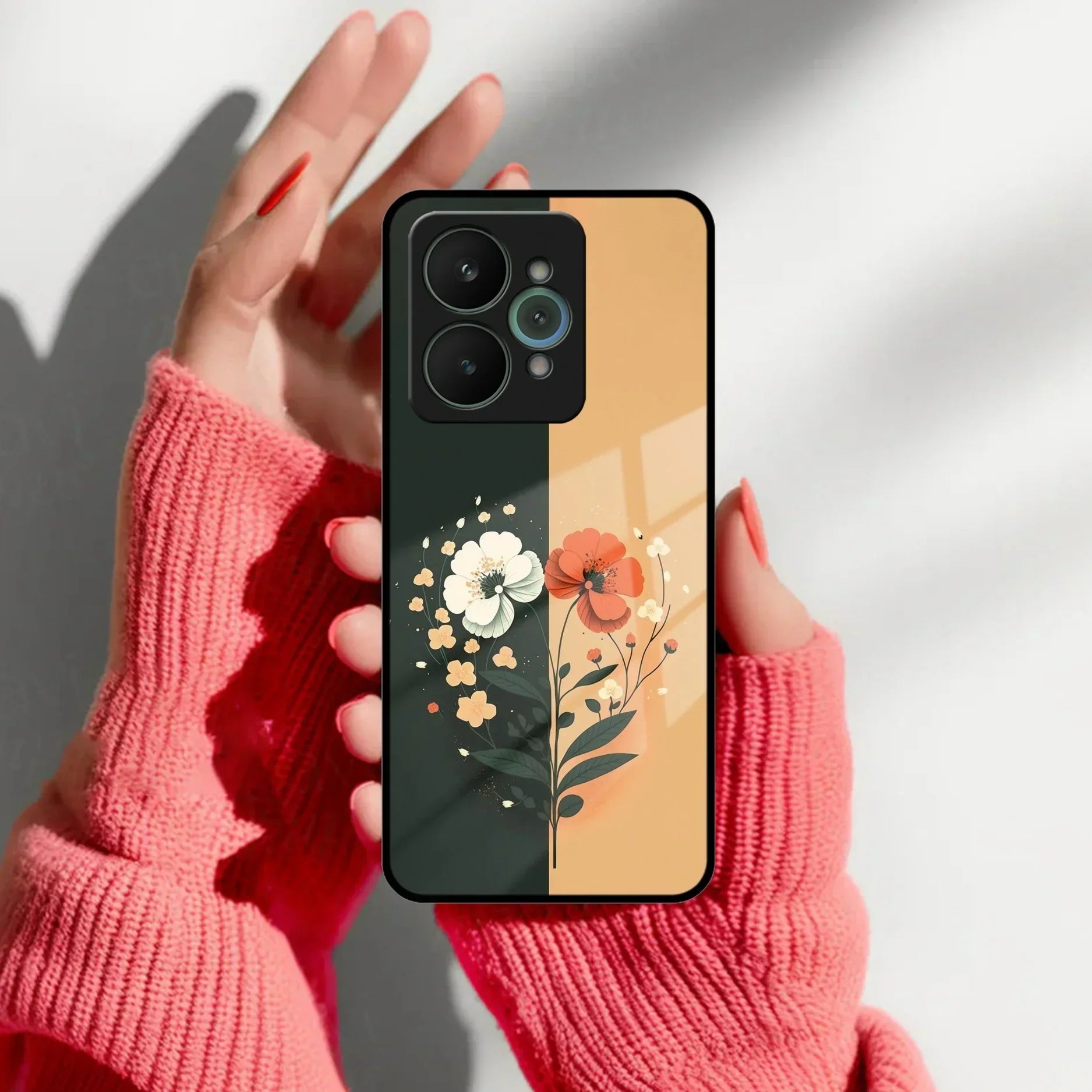 Dual Essence Glass Case Cover For Realme/Narzo - ShopOnCliQ
