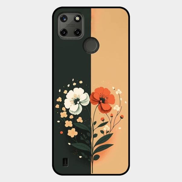 Dual Essence Glass Case Cover For Realme C21Y