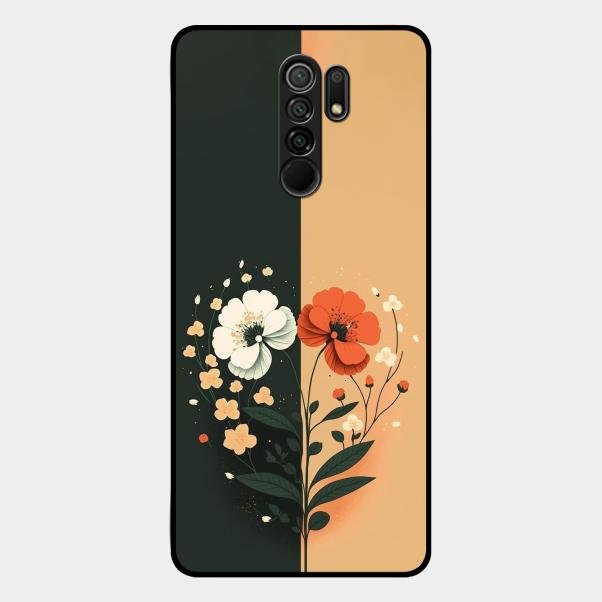Dual Essence Glass Case Cover For Redmi 9 Prime