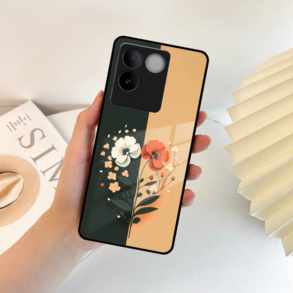 Dual Essence Glass Case Cover For iQOO