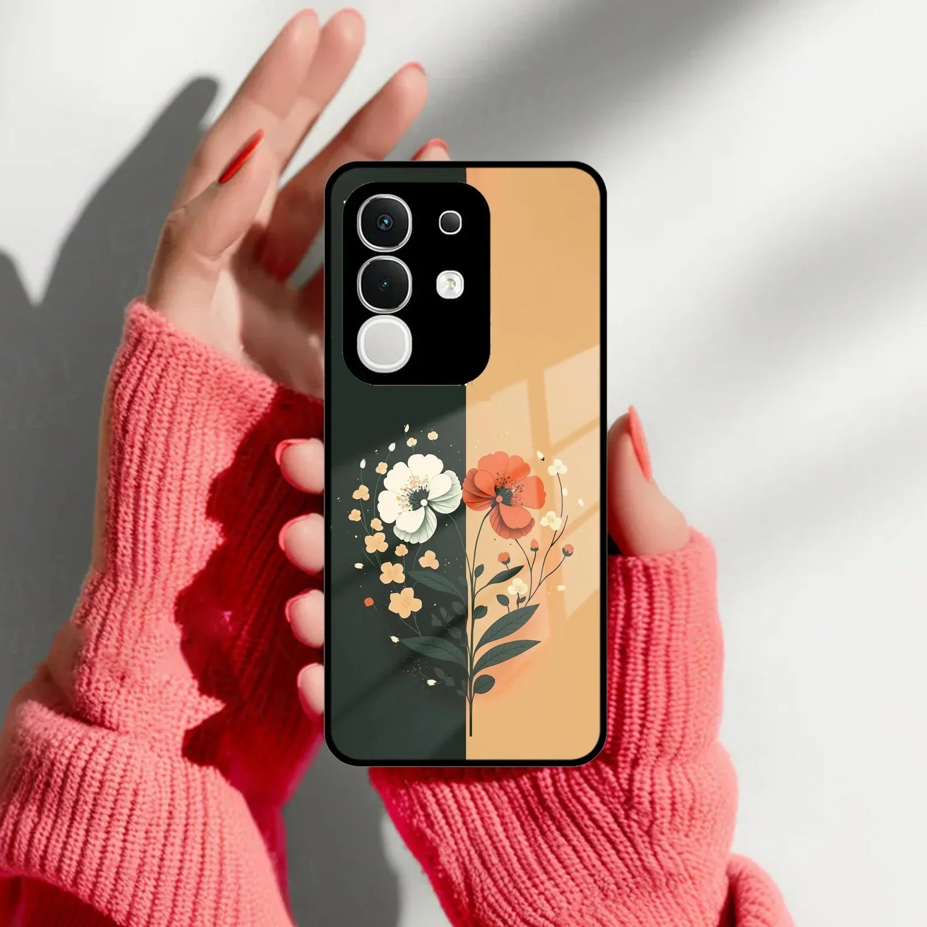 Dual Essence Glass Case Cover For Vivo - ShopOnCliQ