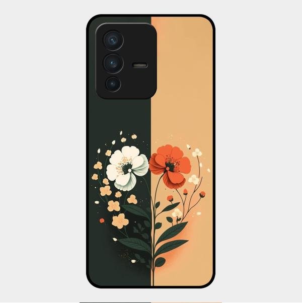 Dual Essence Glass Case Cover For Vivo V23 5G