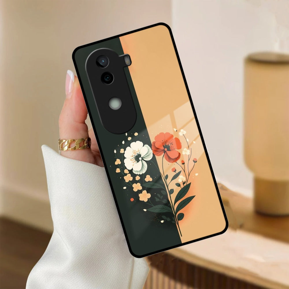 Dual Essence Glass Case Cover For iQOO