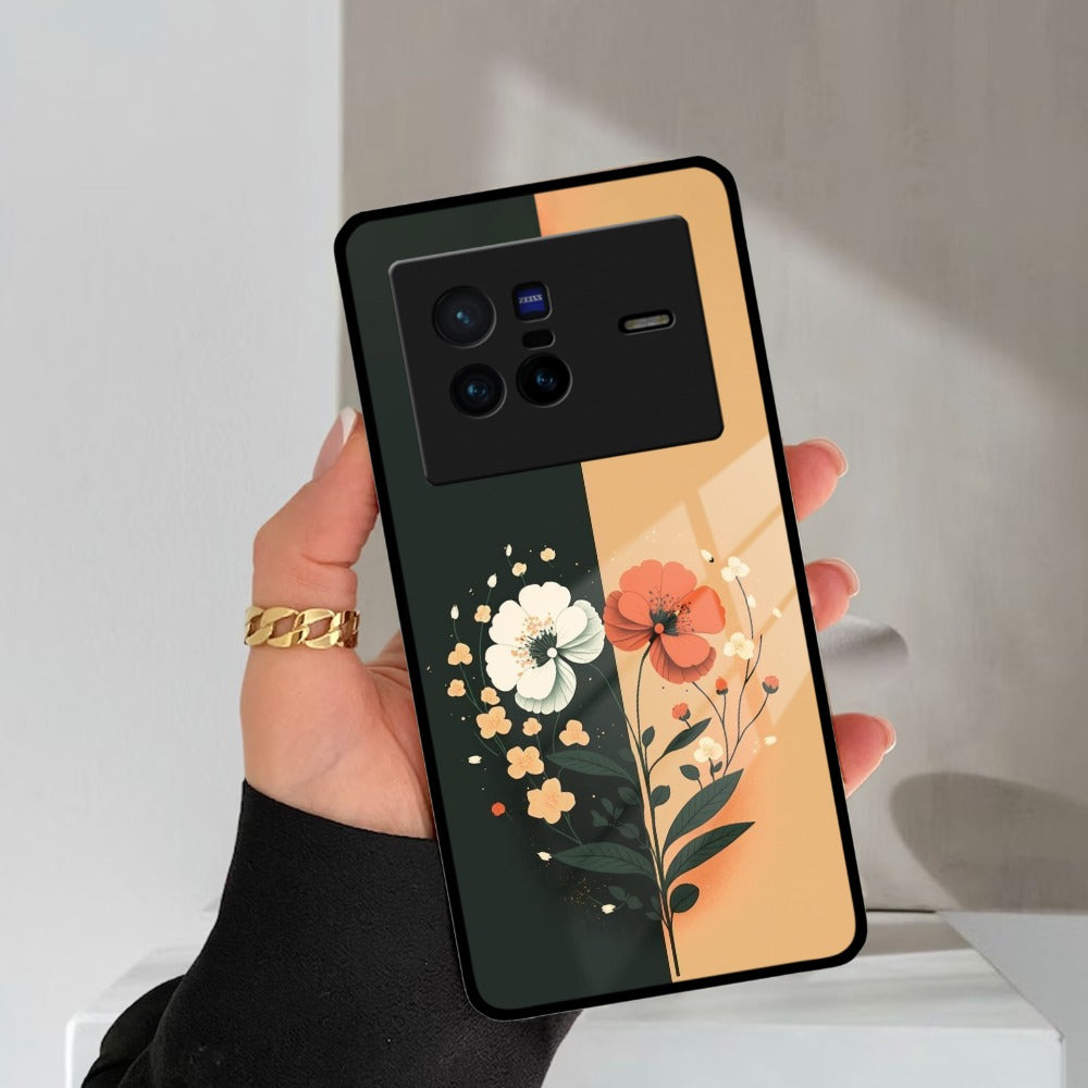 Dual Essence Glass Case Cover For iQOO