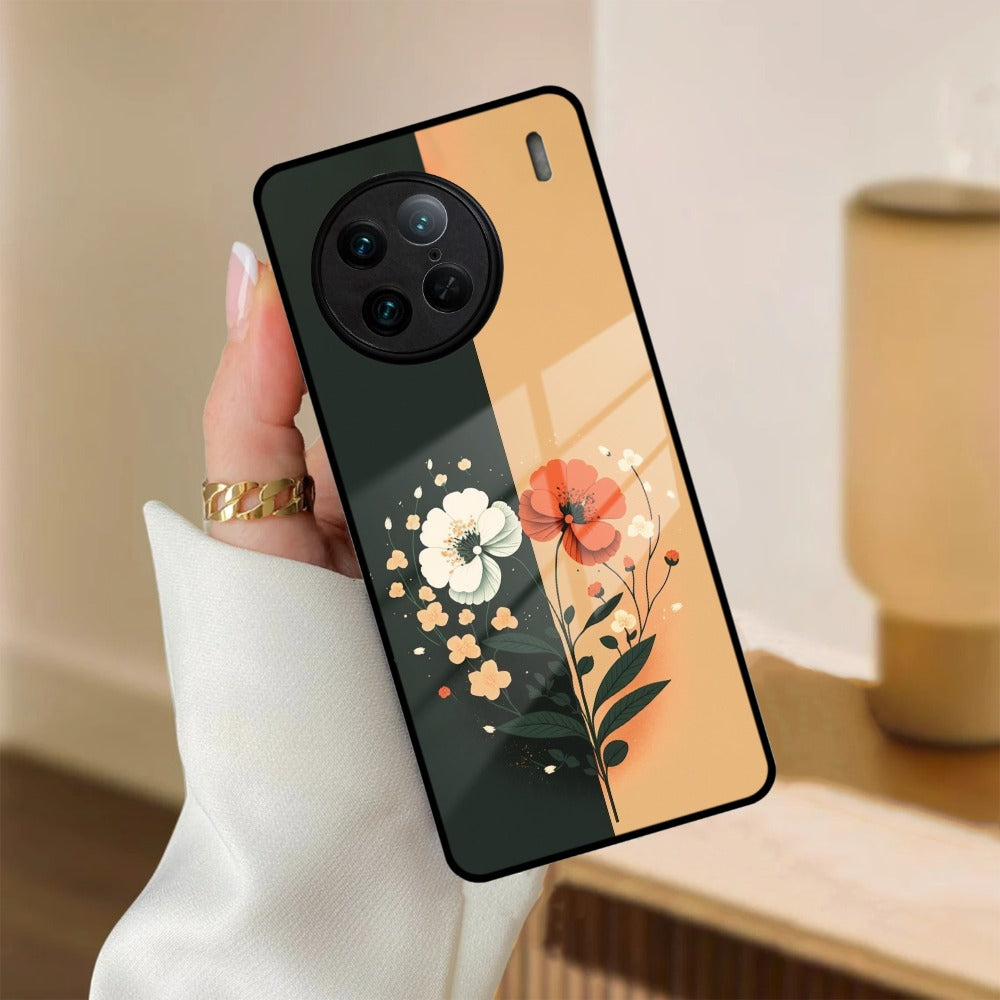 Dual Essence Glass Case Cover For iQOO