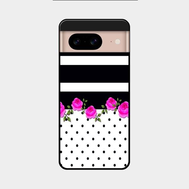 Elegant Rose Parad Glass Case Cover For Google Pixel 8 5G