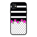 Elegant Rose Parad Glass Case Cover For iPhone 11