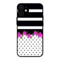 Elegant Rose Parad Glass Case Cover For iPhone 12 mini
