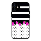 Elegant Rose Parad Glass Case Cover For iPhone 12 mini