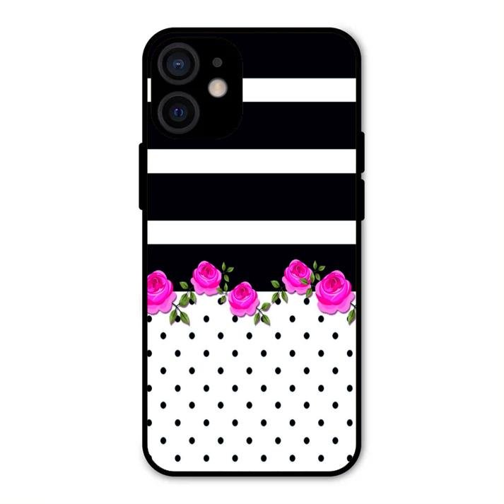 Elegant Rose Parad Glass Case Cover For iPhone 12 mini