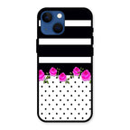 Elegant Rose Parad Glass Case Cover For iPhone 13 mini