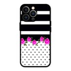 Elegant Rose Parad Glass Case Cover For iPhone 13 Pro Max