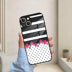 Elegant Rose Parad Glass Case Cover For iPhone - ShopOnCliQ