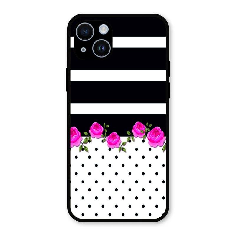 Elegant Rose Parad Glass Case Cover For iPhone 14