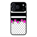 Elegant Rose Parad Glass Case Cover For iPhone 17 Pro Max