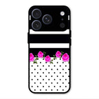 Elegant Rose Parad Glass Case Cover For iPhone 17 Pro Max