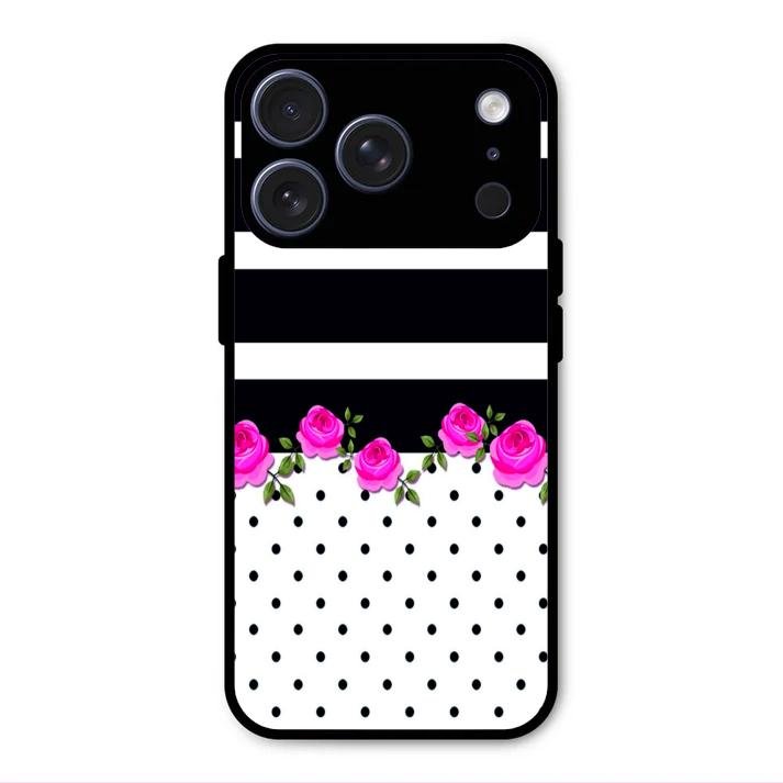 Elegant Rose Parad Glass Case Cover For iPhone 17 Pro Max