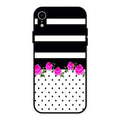 Elegant Rose Parad Glass Case Cover For iPhone XR