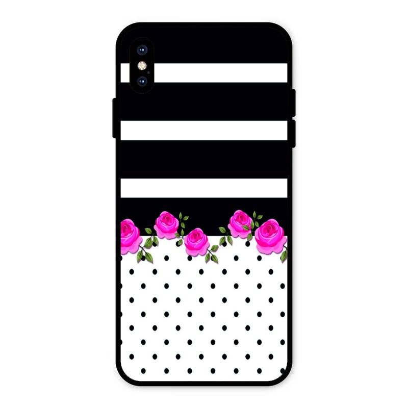 Elegant Rose Parad Glass Case Cover For iPhone XS Max