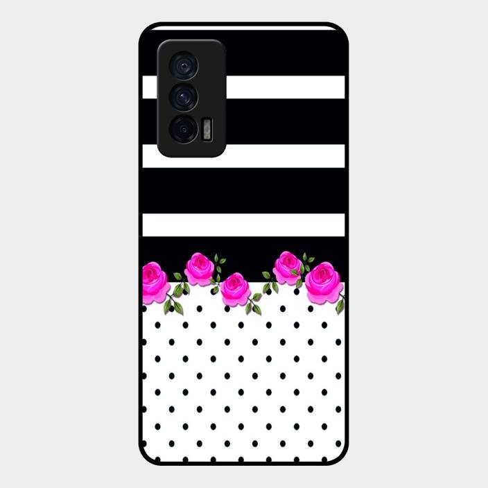 Elegant Rose Parad Glass Case Cover For Iqoo 7 5G