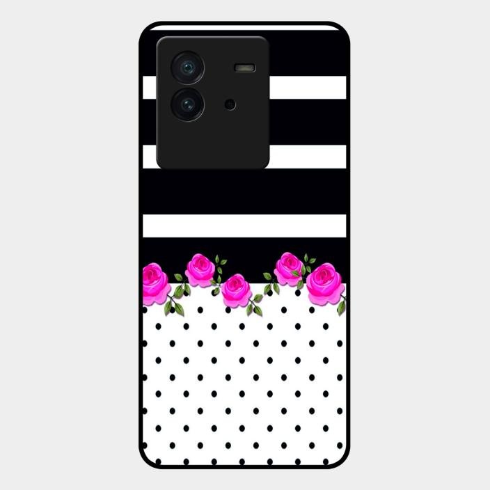 Elegant Rose Parad Glass Case Cover For Iqoo Neo 6 5G