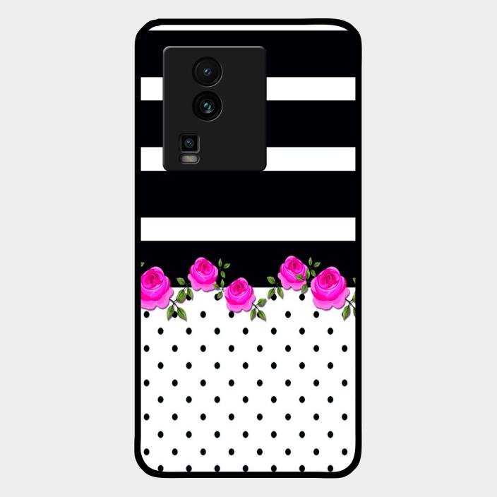 Elegant Rose Parad Glass Case Cover For Iqoo Neo 7 5G