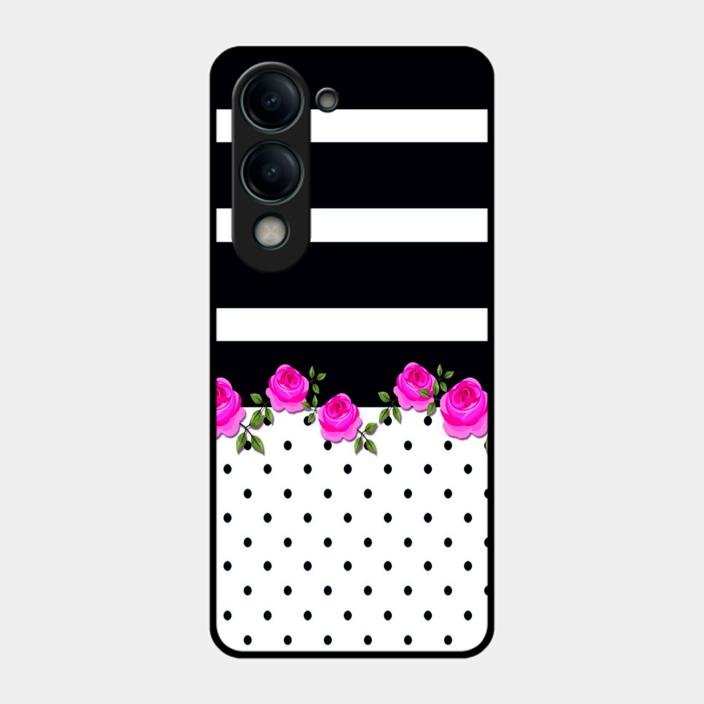 Elegant Rose Parad Glass Case Cover For Iqoo Z10 Lite