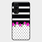 Elegant Rose Parad Glass Case Cover For Iqoo Z3 5G