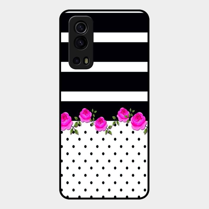 Elegant Rose Parad Glass Case Cover For Iqoo Z3 5G