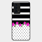 Elegant Rose Parad Glass Case Cover For Iqoo Z5 5G