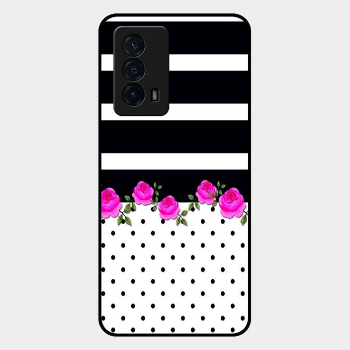 Elegant Rose Parad Glass Case Cover For Iqoo Z5 5G