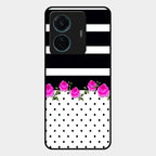 Elegant Rose Parad Glass Case Cover For Iqoo Z6 Pro 5G