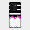 Elegant Rose Parad Glass Case Cover For Iqoo Z9S Pro 5G