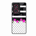 Elegant Rose Parad Glass Case Cover For Motorola Edge 50 Fusion 5G