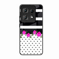 Elegant Rose Parad Glass Case Cover For Motorola Edge 50 Pro