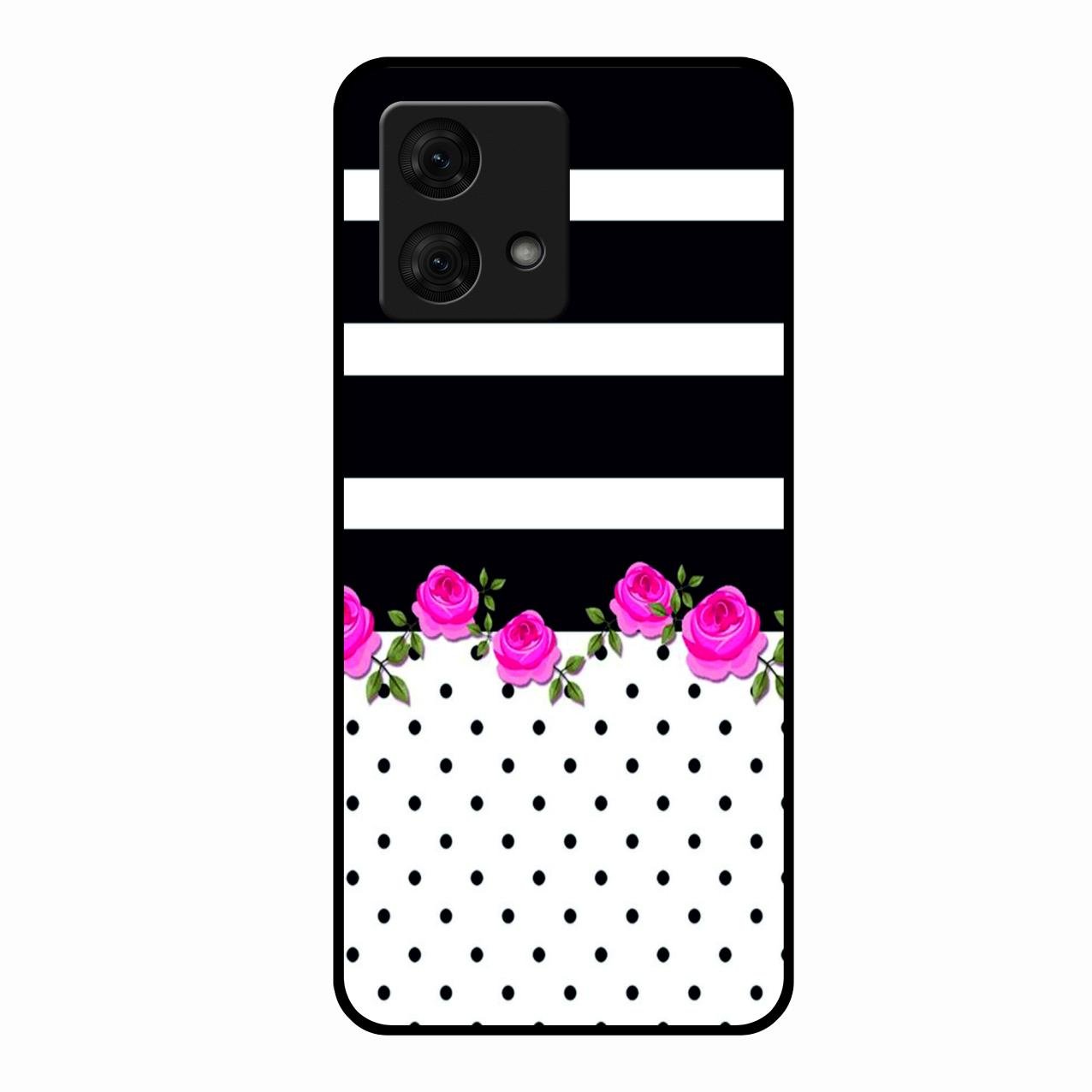 Elegant Rose Parad Glass Case Cover For Motorola g84 5G