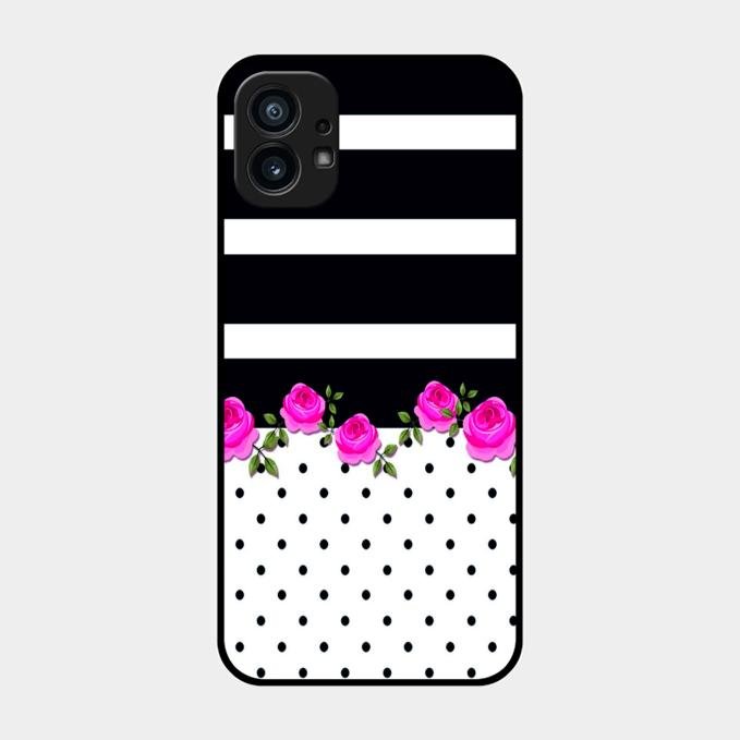 Elegant Rose Parad Glass Case Cover For Nothing Phone 1