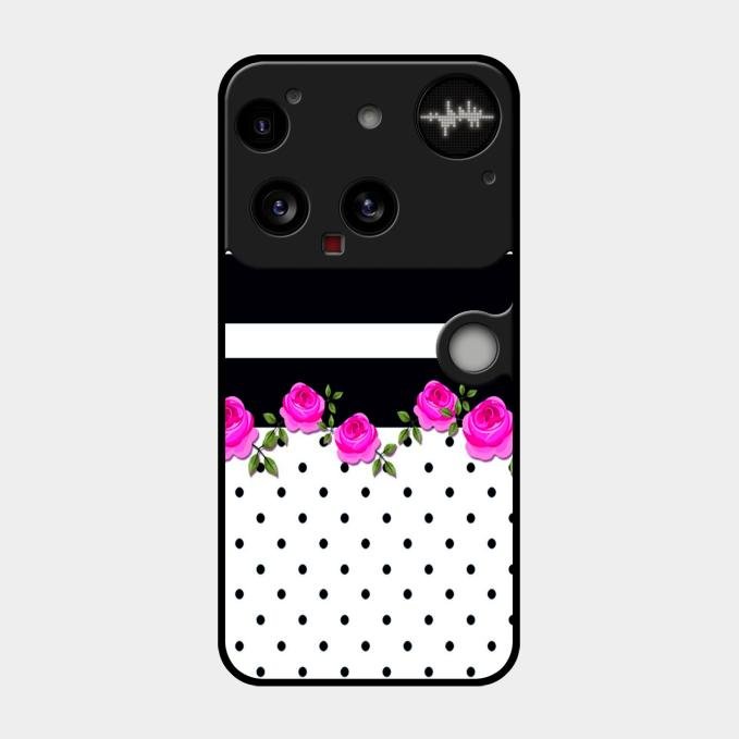 Elegant Rose Parad Glass Case Cover For Nothing Phone 3 5G