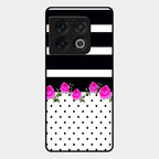 Elegant Rose Parad Glass Case Cover For Oneplus 10 Pro 5G