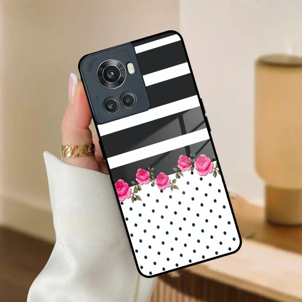 Elegant Rose Parad Glass Case Cover For Oneplus - ShopOnCliQ