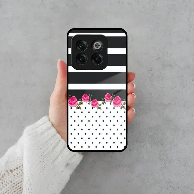 Elegant Rose Parad Glass Case Cover For Oneplus - ShopOnCliQ