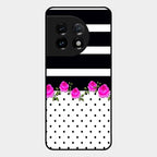 Elegant Rose Parad Glass Case Cover For Oneplus 11 5G
