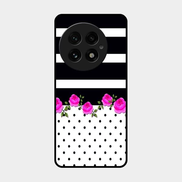 Elegant Rose Parad Glass Case Cover For Oneplus 13 5G
