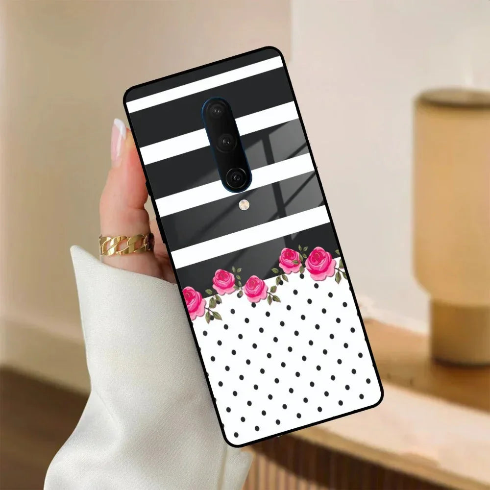 Elegant Rose Parad Glass Case Cover For Oneplus - ShopOnCliQ
