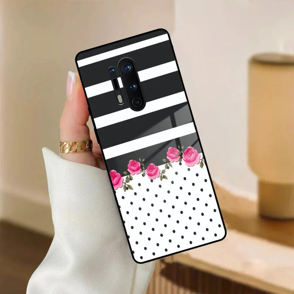 Elegant Rose Parad Glass Case Cover For Oneplus - ShopOnCliQ