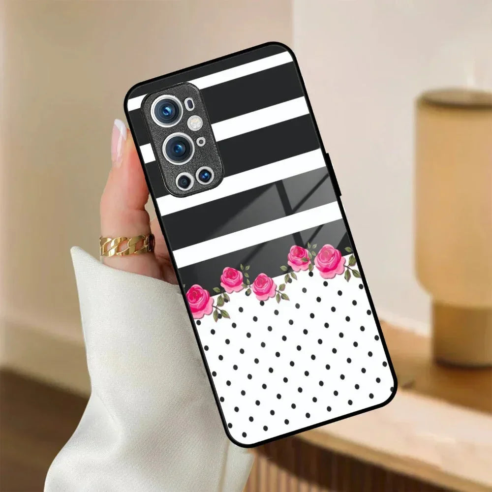 Elegant Rose Parad Glass Case Cover For Oneplus - ShopOnCliQ
