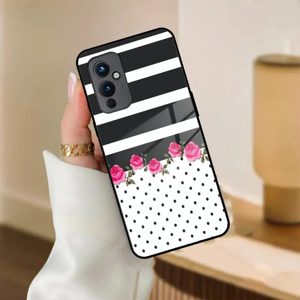 Elegant Rose Parad Glass Case Cover For Oneplus - ShopOnCliQ