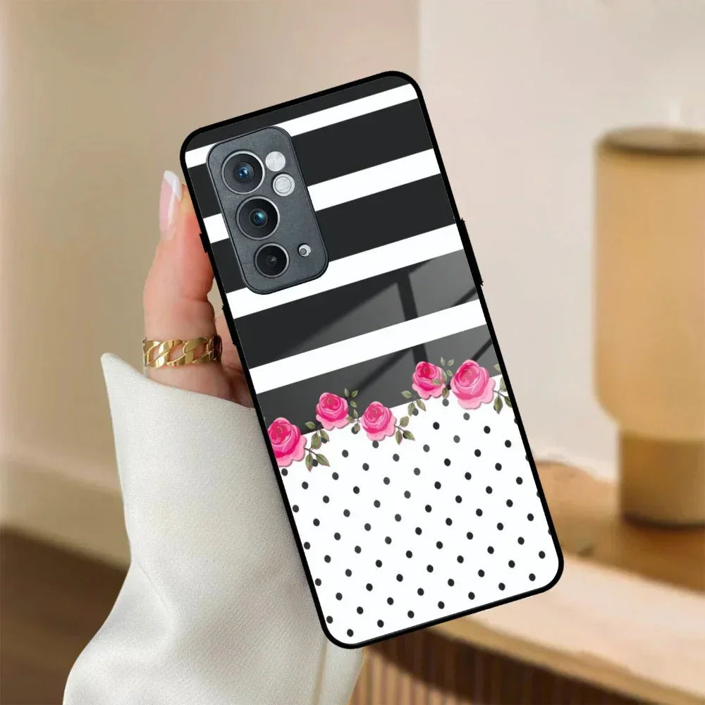 Elegant Rose Parad Glass Case Cover For Oneplus - ShopOnCliQ