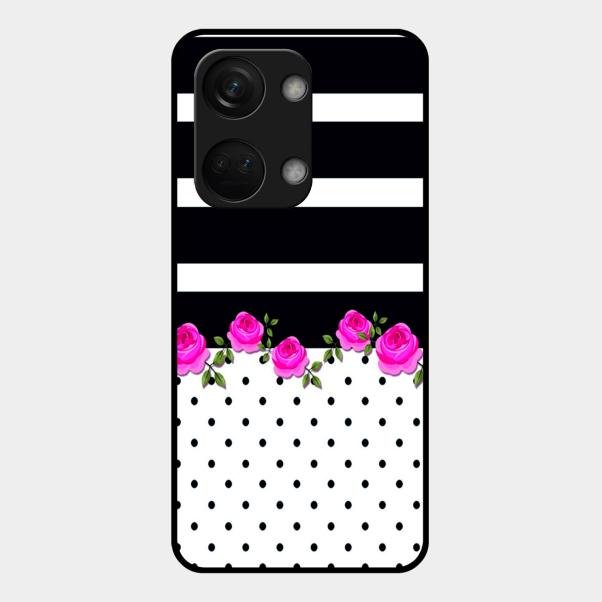 Elegant Rose Parad Glass Case Cover For Oneplus Nord 3 5G