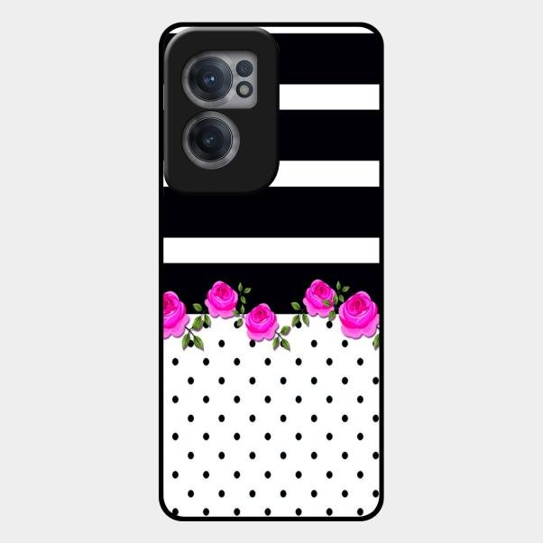 Elegant Rose Parad Glass Case Cover For Oneplus Nord Ce 2 5G